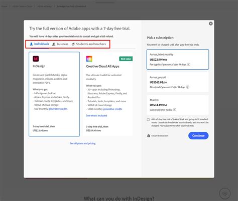 How to get Adobe InDesign free trial | Photutorial