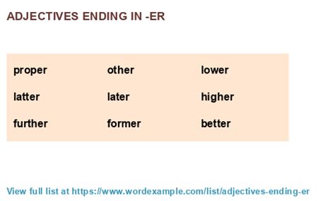 Lists of English words | WordExample.com