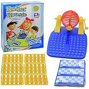 Buy BKDT Marketing Roller Housie Game Set with 48 Reusable Cards, 90 ...