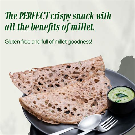 Millet Rava Dosa Mix | 250 Gms Pack | 58% Millet Content | Easy & Read ...