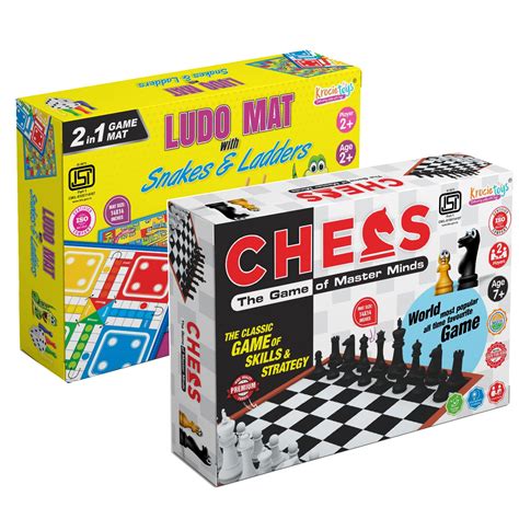 Buy Krocie Toys Kids Ludo, Snake and Ladder Game with Chess for Kids ...