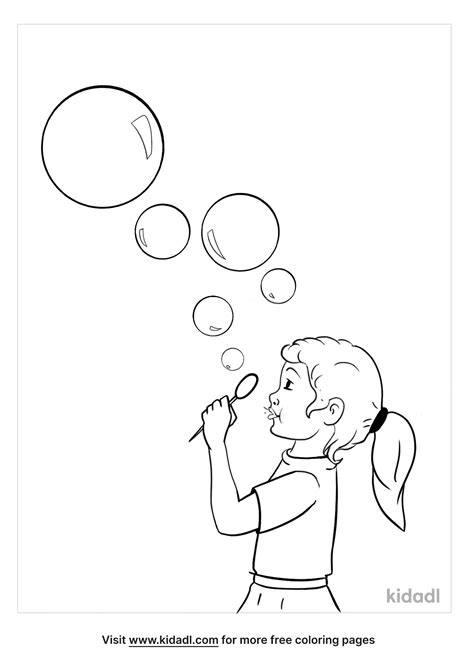 Bubble Coloring Page Bubble Coloring Pages Printable