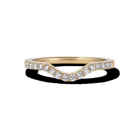 Arietta Diamond Pave Contour Band | Shane Co.