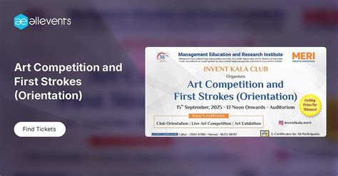 Art Competition and First Strokes (Orientation), 52-55 Institutional ...