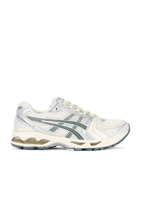Asics Gel-Kayano 14 in Birch & Dark Pewter | FWRD