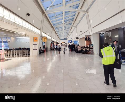 Inside the gate hall area of Terminal 1, waiting rooms, gates, seats ...