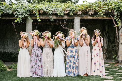 Bohemian Bridesmaids Bohemian Bridesmaid, Mismatched Bridesmaid Dresses, Perfect Bridesmaid ...