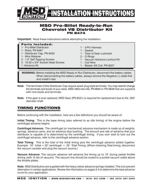 Installing MSD Distributor 的图像结果