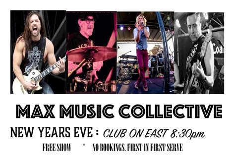 NEW YEARS EVE * CLUB ON EAST * MAX MUSIC BAND, Club on East, Sutherland ...