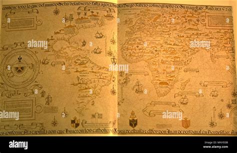 Made in 1529, the Diogo Ribeiro map was the first to show the Pacific at about its proper size