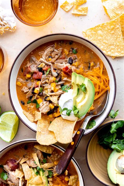 Creamy Chicken Taco Soup - House of Yumm
