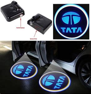 RohanEshop Tata Brand Logo Car Door Projector Shadow Light with Sensor ...