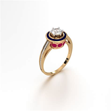 Aliyaah Solitaire Ring Large