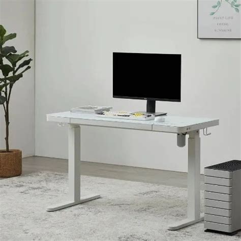 Adjustable Computer Table with Drawer Guide 的图像结果