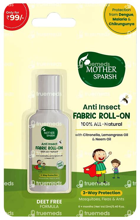 Mother Sparsh Anti Insect Fabric Roll On 12ml - Uses, Side Effects ...