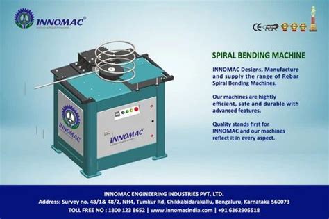 Spiral Binding Machine - TMT Circle Bending Machine Manufacturer from ...
