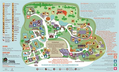 Zoo Map | Birmingham Zoo