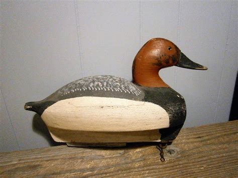 Vintage Wood Duck Decoy 1930's | Authentic Hand Carved Primitive Folk Art