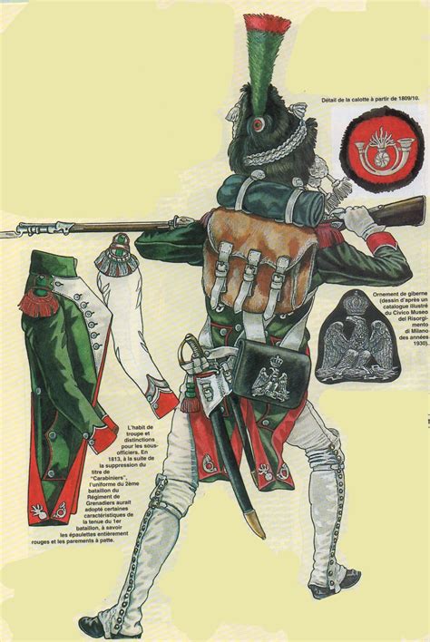 Napoleon's Allies: Italian Grenadier of the Guard, identical, except ...