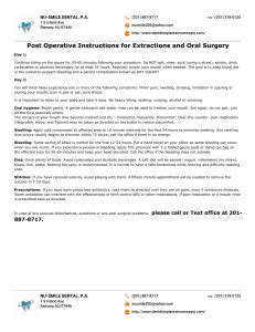 Post-Extraction Instructions Template 的图像结果