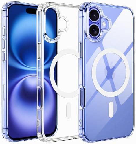 Amozo for iPhone 16 Plus Back Case Cover | Ultra Hybrid Mag-Safe Camera ...
