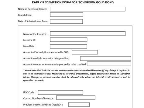 How to apply for premature redemption of SGBs, Tax free interest, no ...