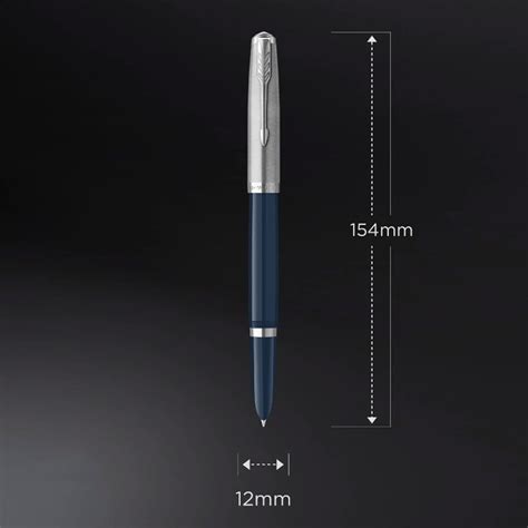 Parker 51 Midnight Blue CT Fountain Pen| Shop Online at Makoba |Parker