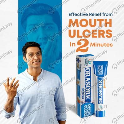 Orasore Tube Of 10gm Mouth Ulcers Gel: Uses, Side Effects, Price ...