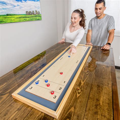 Table Top Shuffleboard Layout Shuffleboard Table : Shuffleboard Tables