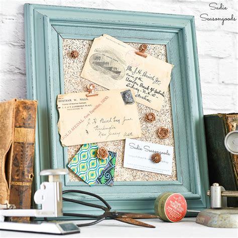 How to Make a Framed Cork Board or DIY Cork Board with Picture Frames