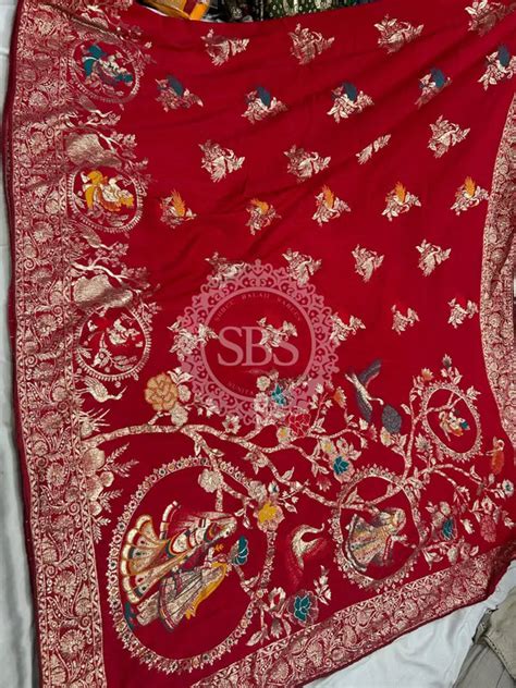 DOLA SILK MINA ZARI SAREES – sbsjaipur
