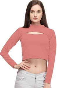 KAYRA CREATION Casual Solid Women Pink Top - Buy KAYRA CREATION Casual ...