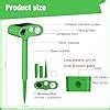 HASTHIP® Outdoor Ultrasonic Pest Repeller - Solar Lizard Repellent ...