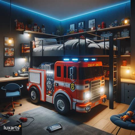 Childs Fire Truck Bed: Building a Sleep Haven with Playful Firefighter ...