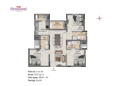 VGN Richmond Towers - Luxury 2 & 3 BHK Homes in the Heart of Guindy