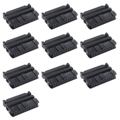Buy HONJIE IDC Connector 20pin 2.54mm Pitch 2x10 Pin Female Header IDC ...