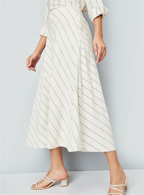 Buy Women Striped A-line Skirt Online at just Rs. 999.0 - 1000014315505 ...