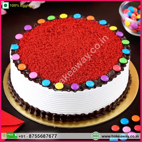 Red Velvet Gems Cake