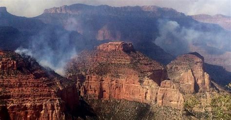 Rain slows growth of Fuller Fire at Grand Canyon's North Rim