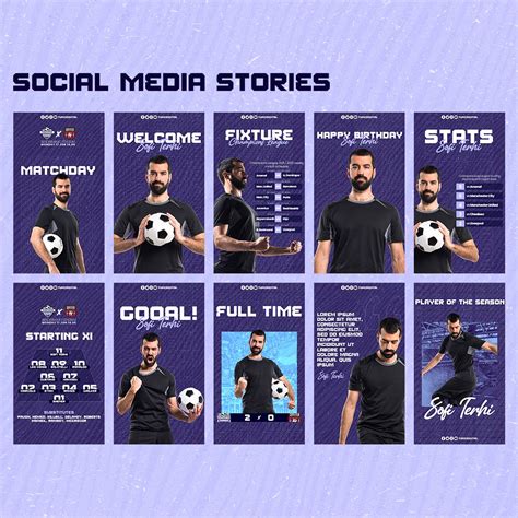 Soccer & Football Social Media Pack | Social media pack, Football ...
