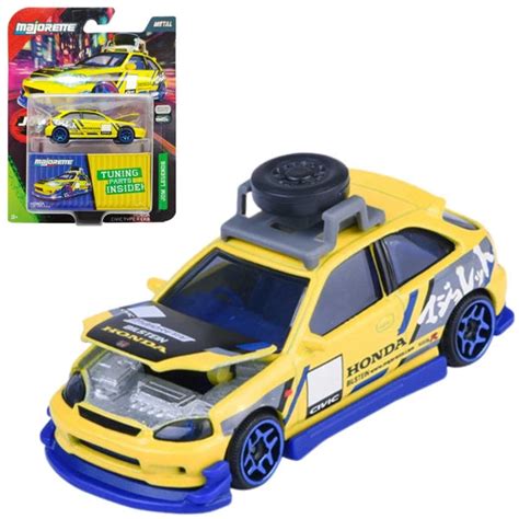 Majorette - JDM Legends Deluxe Cars - Honda Civic Type R (EK9 ...