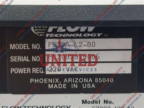 FLOW TECHNOLOGY FC70A-L2-B0 FLOW COMPUTERS AND BATCH CONTROLLERS FC70A ...