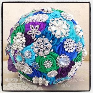 Buy 35 Rhinestone Brooches for Bridal Brooch Bouquet, Bridal Brooch ...