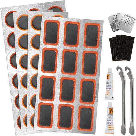 Amazon.com : RAINFLOW Bike Tire Repair Kit - 68 Pcs Bike Tire Patch Kit ...