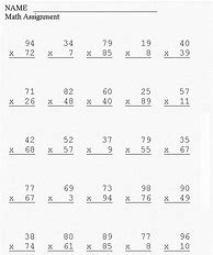 Image result for Year 6 Maths Multiplication Worksheets