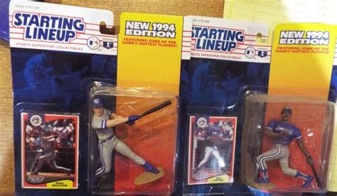Lot - 2-1994 Blue Jay's Starting Lineup Figures