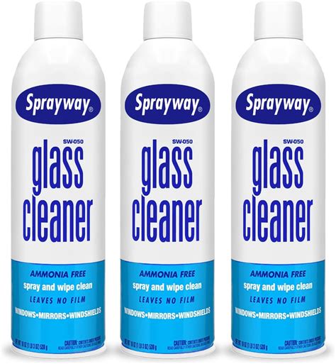 Amazon.com: Sprayway Glass Cleaner, SW-050 19 oz Cleaner for Auto and ...