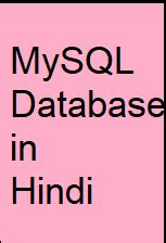 Image result for MySQL Programming in Hindi