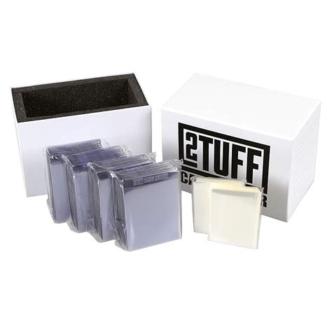 Buy 2TUFF Card Armor Size 1-200 Count Semi Rigid Card Sleeves and 200 ...