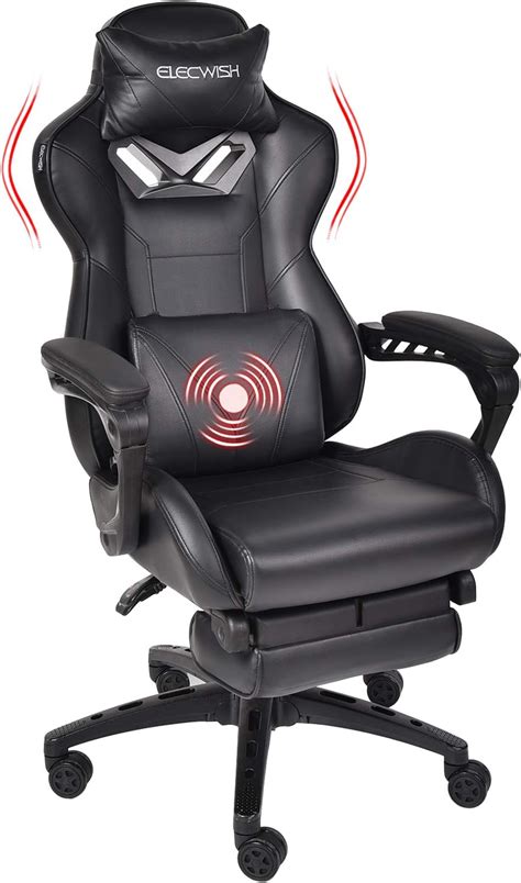 Buy ELECWISH Ergonomic Swivel Video Game Chairs High-Back Office Chair ...